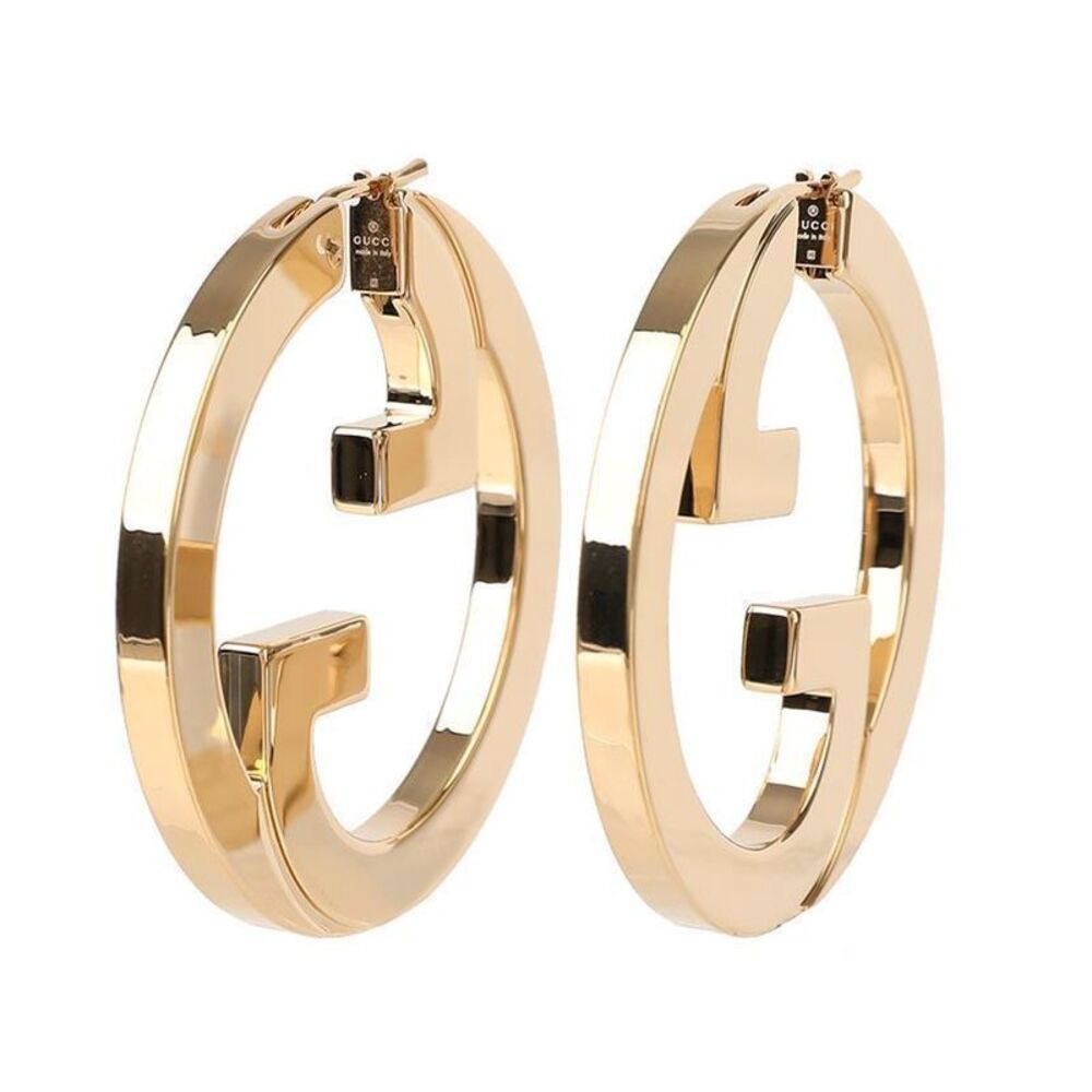Blondie Cut-out Hoop Earrings Stamp:
